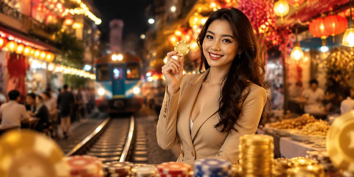 Không khí cá cược sôi động tại chợ đêm Hà Nội với người dùng theo dõi kết quả Sports Betting