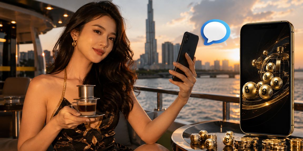 Người dùng TP.HCM xem kết quả xổ số và thông tin thanh toán n150 bên tách cà phê